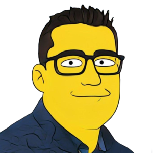 Portrait de l'auteur façon Simson